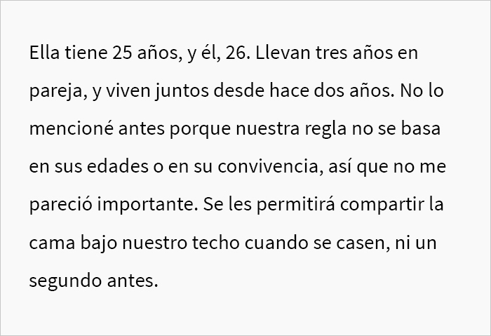 Esta madre impuso la norma de "no dormir con su novio" a su hija adulta, y pregunta en las redes si se equivocó