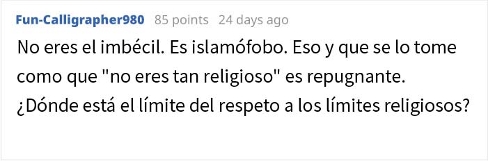 Este musulmán progresista es engañado para que coma cerdo en su cumpleaños y se pregunta si debería mudarse y dejar a su novio
