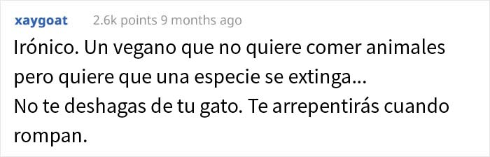Esta chica vegana exigió a su novio que regale su gato, dándole un ultimátum