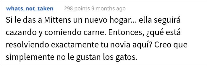 Esta chica vegana exigió a su novio que regale su gato, dándole un ultimátum