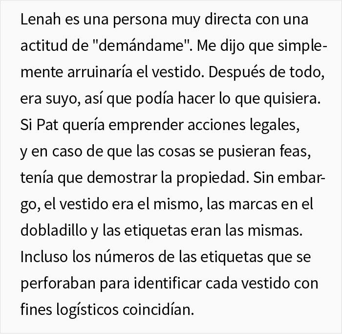 Esta novia loca robó un vestido de una organización benéfica y su dueña se vengó el día de la boda