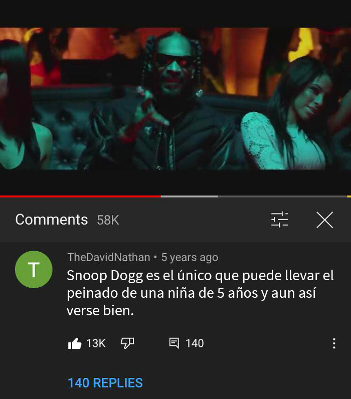 Una especie de anti cumplido