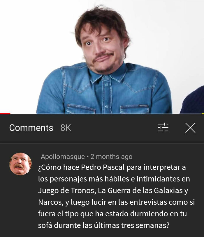 La dualidad de este hombre