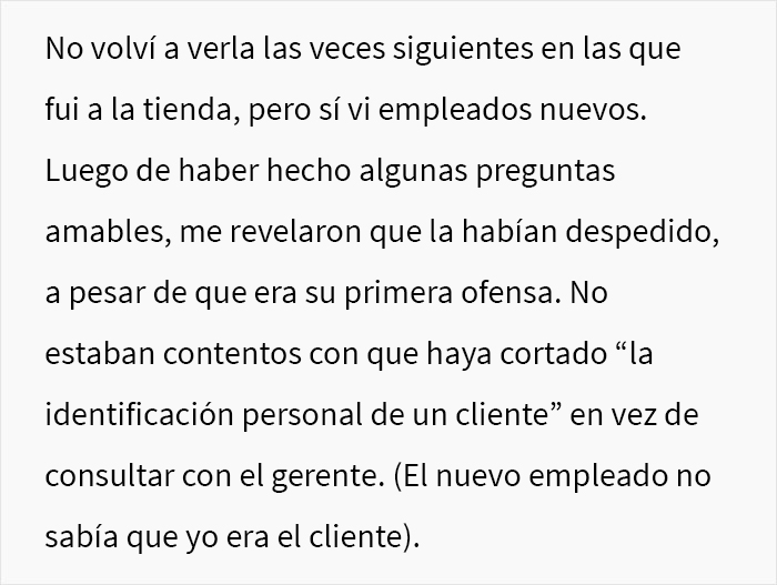 Este cliente se siente culpable por hacer que despidan a una cajera, pero en internet dicen que se lo merecía