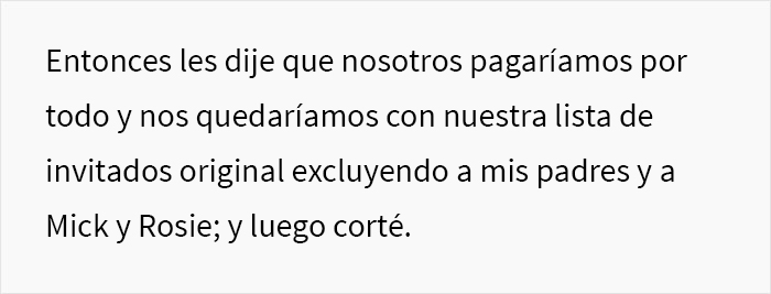 Estos padres exigieron a la novia que compartiera la boda con su hermana y su novio tóxico, y ella les retira la invitación a todos