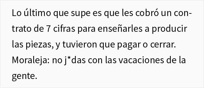 Este empleado trabajó para una empresa durante 4 décadas y le recortaron las vacaciones, así que se tomó su dulce venganza