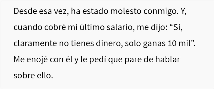 Esta mujer evita gastar dinero diciendo que está arruinada cuando en realidad gana un buen salario, y recibe opiniones divididas