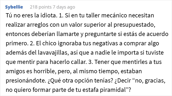 Esta mujer evita gastar dinero diciendo que está arruinada cuando en realidad gana un buen salario, y recibe opiniones divididas