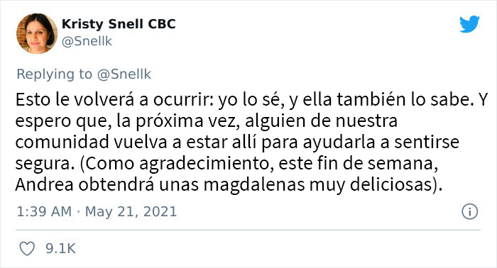 Esta madre cuenta cómo su vecina rescató a su hija de 13 años cuando un extraño la perseguía
