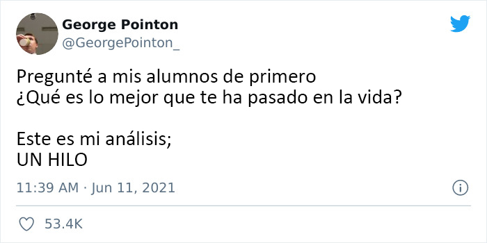 Este profesor pidió a sus alumnos de 1º que compartieran lo mejor que les había pasado en la vida y estas son 11 de las respuestas más conmovedoras