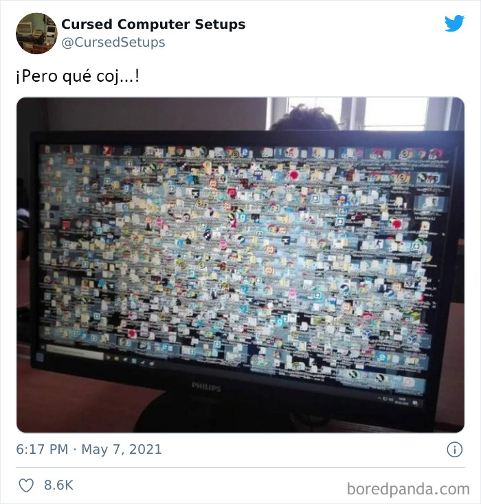 30 Times People Had Such Terrible Computer Setups, They Could Only Be Described As 'Cursed', As Shared By This Twitter Account