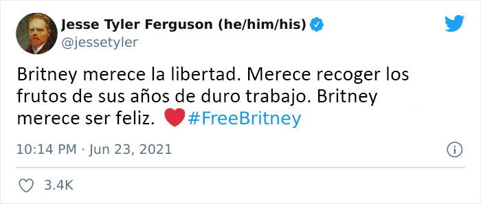 Los famosos expresan su apoyo a Britney Spears, quien quiere poner fin a su tutela
