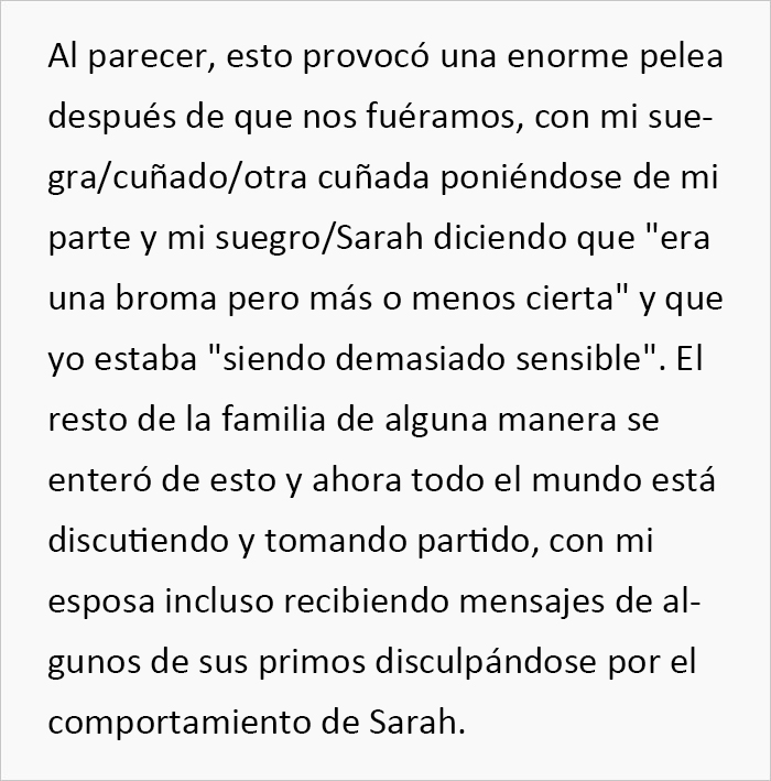 Este hombre abandonó un almuerzo familiar tras un comentario racista de su cuñada sobre su forma de cocinar