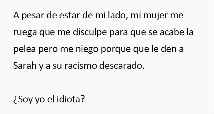 Este hombre abandonó un almuerzo familiar tras un comentario racista de su cuñada sobre su forma de cocinar