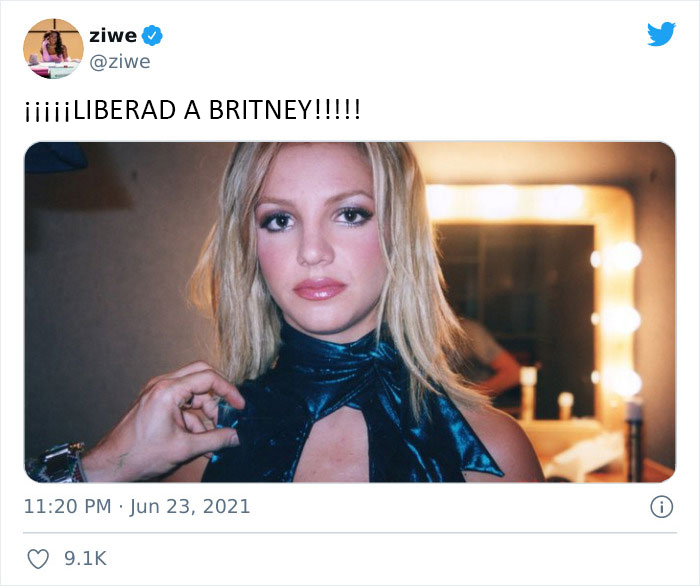 Los famosos expresan su apoyo a Britney Spears, quien quiere poner fin a su tutela