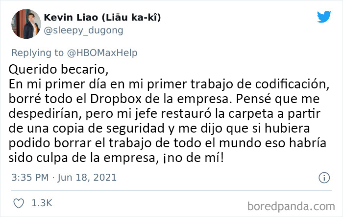 People Share Their Biggest Work Fails In An Attempt To Console An HBO Intern Who Made A Mistake