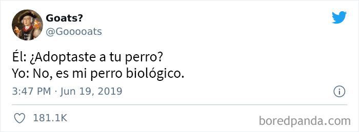 Es mi perro biológico