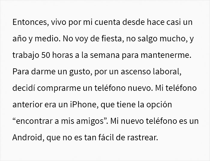 Esta madre controladora enloquece cuando su hija adulta le impide rastrear su ubicación en todo momento