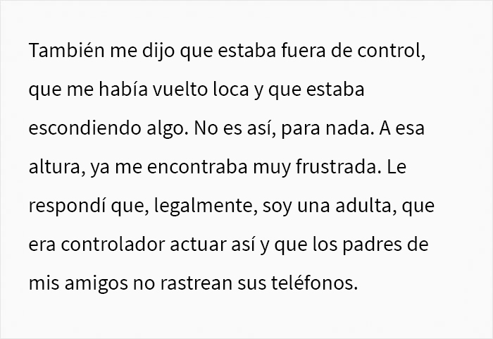 Esta madre controladora enloquece cuando su hija adulta le impide rastrear su ubicación en todo momento