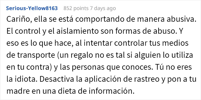 Esta madre controladora enloquece cuando su hija adulta le impide rastrear su ubicación en todo momento