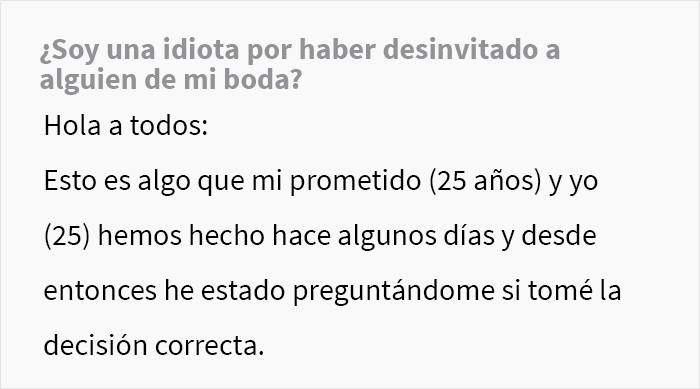 Esta pareja desinvita a uno de los invitados de su boda debido a sus publicaciones en Facebook y genera opiniones divididas en la gente