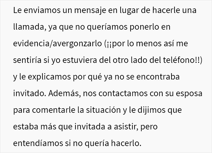 Esta pareja desinvita a uno de los invitados de su boda debido a sus publicaciones en Facebook y genera opiniones divididas en la gente