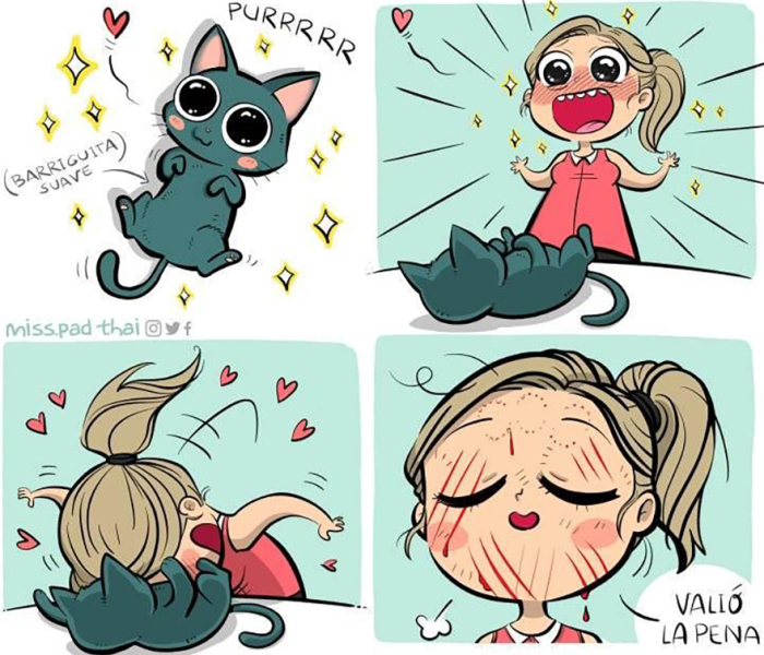 Esta artista retrata la vida con su novio en estos divertidos y atrevidos cómics (nuevas imágenes)