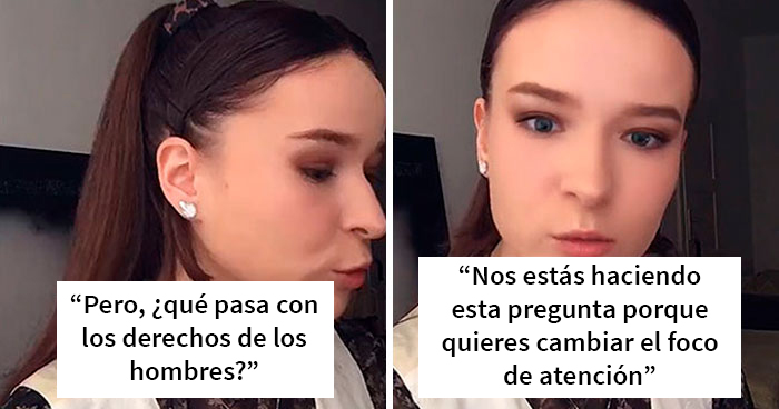 Esta mujer da un ejemplo perfecto de cómo responderle a un misógino cuando pregunta: “Pero, ¿qué pasa con los derechos de los hombres?”