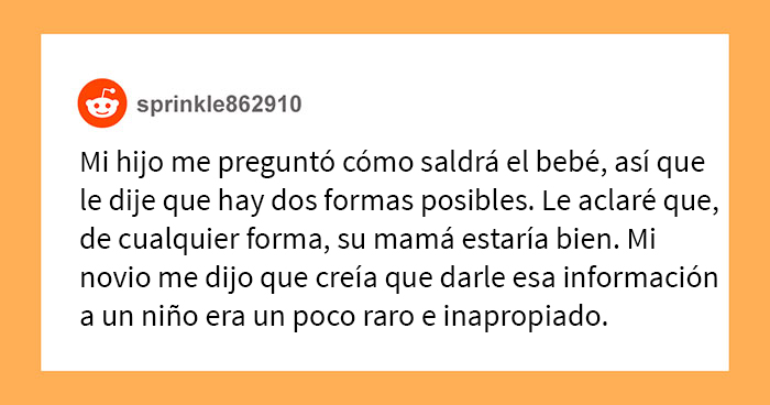 Esta madre explica a su hijo de 4 años cómo nacen los bebés, y su novio la critica por ello