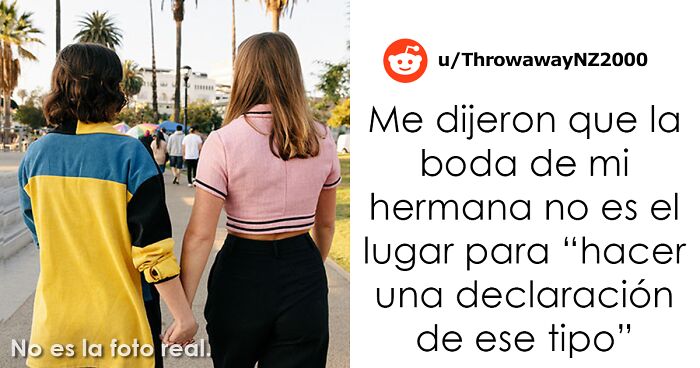 Esta mujer católica no quiere que su hermana asista con su novia a su boda, y genera un conflicto familiar