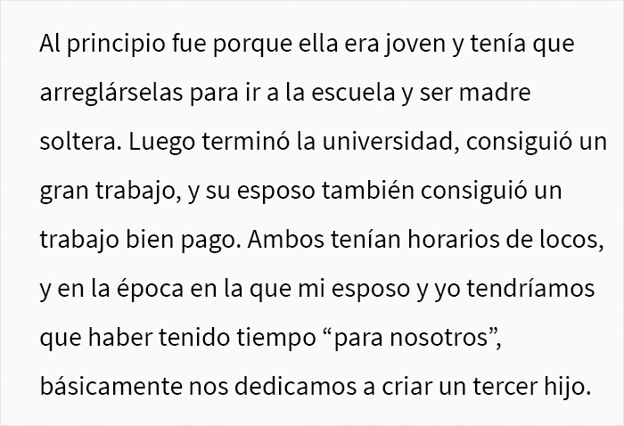 Esta abuela quiere comenzar a vivir su vida de una vez, por lo que se “jubila” de cuidar a sus nietos, y su hija se molesta