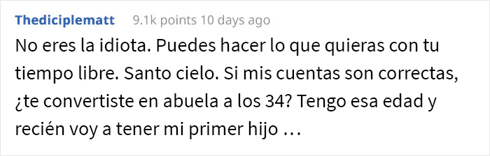 Esta abuela quiere comenzar a vivir su vida de una vez, por lo que se “jubila” de cuidar a sus nietos, y su hija se molesta