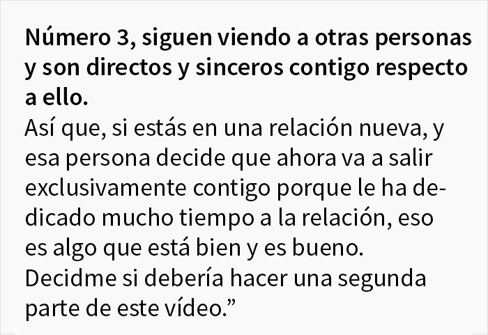 Esta mujer explica cómo ciertos comportamientos en relaciones marcados como 