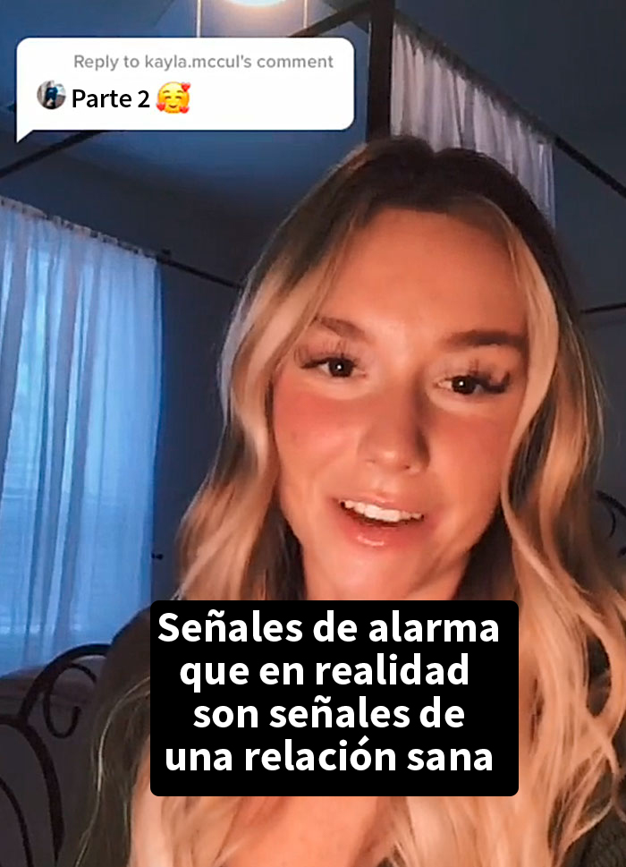Esta mujer explica cómo ciertos comportamientos en relaciones marcados como 