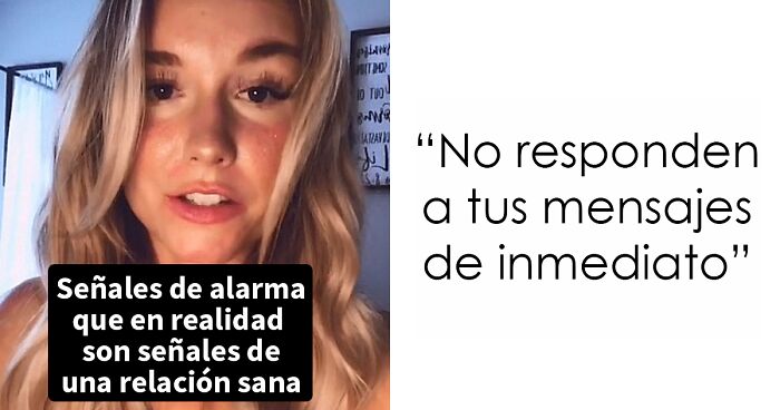 Esta mujer explica cómo ciertos comportamientos en relaciones marcados como «señales de alarma» son en realidad «buenas señales»