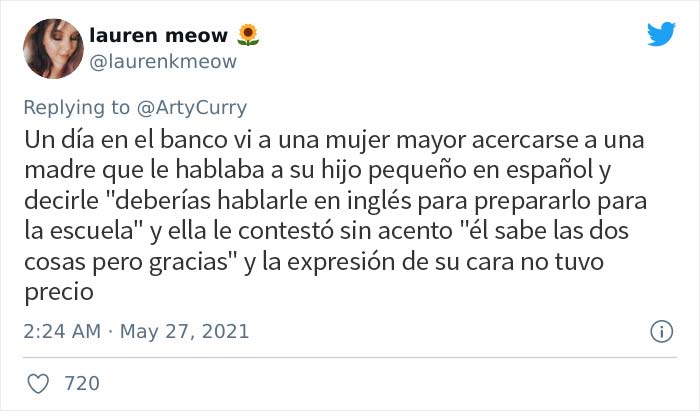 La gente comparte en Internet historias sobre las veces que les llamaron la atención por no hablar inglés en EE.UU.