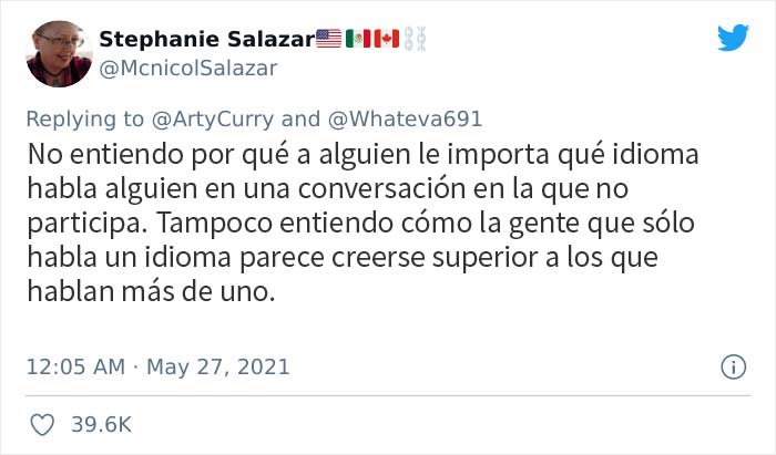 La gente comparte en Internet historias sobre las veces que les llamaron la atención por no hablar inglés en EE.UU.