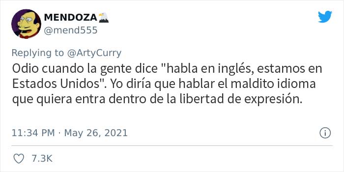 La gente comparte en Internet historias sobre las veces que les llamaron la atención por no hablar inglés en EE.UU.
