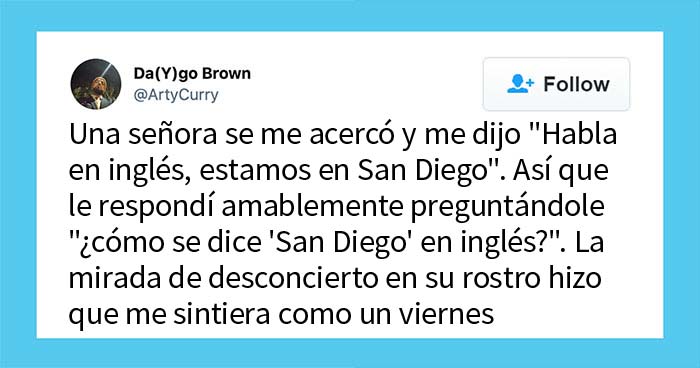 La gente comparte en Internet historias sobre las veces que les llamaron la atención por no hablar inglés en EE.UU.