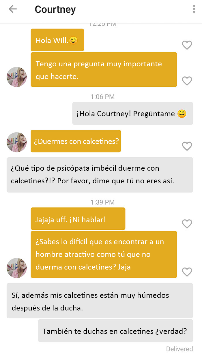 Me pregunto cuánto tardarán en hacer unmatch