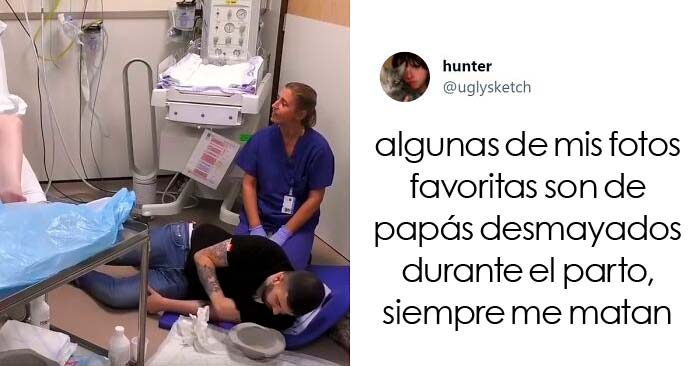 Divertidas historias de papás primerizos sufriendo en el paritorio