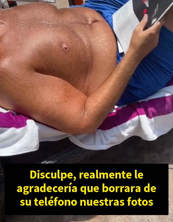 Esta mujer se enfrentó a un pervertido que hacía fotos a ella y a su amiga en la piscina y divide a Internet