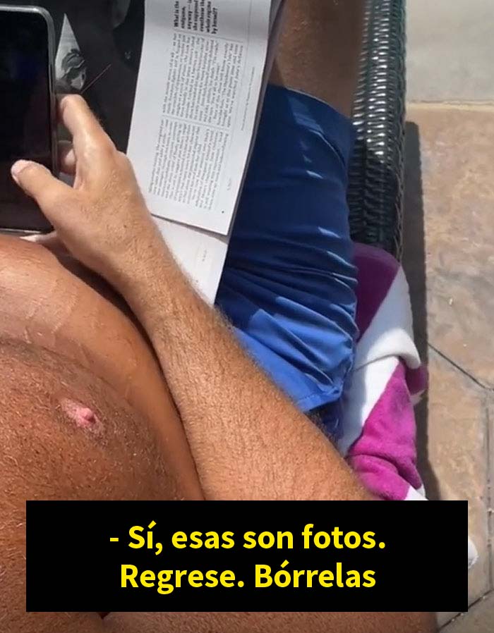 Esta mujer se enfrentó a un pervertido que hacía fotos a ella y a su amiga en la piscina y divide a Internet