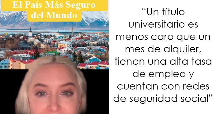 6 Datos sobre Islandia que quizá no conozcas y que lo convierten en el país más seguro del mundo, según comparte esta usuaria de TikTok