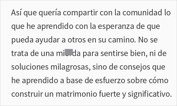 "Hacer el amor se convertirá en un problema": Este hombre explica lo que ha aprendido de 20 años de matrimonio en 10 puntos