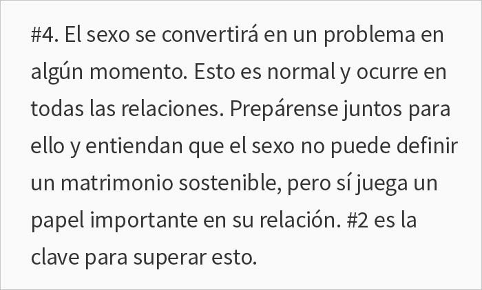 "Hacer el amor se convertirá en un problema": Este hombre explica lo que ha aprendido de 20 años de matrimonio en 10 puntos