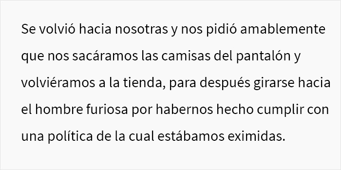 Se exigió a esta mujer embarazada de 8 meses que cumpliera con el código de vestimenta del trabajo, y consiguió que los clientes presentaran quejas al respecto