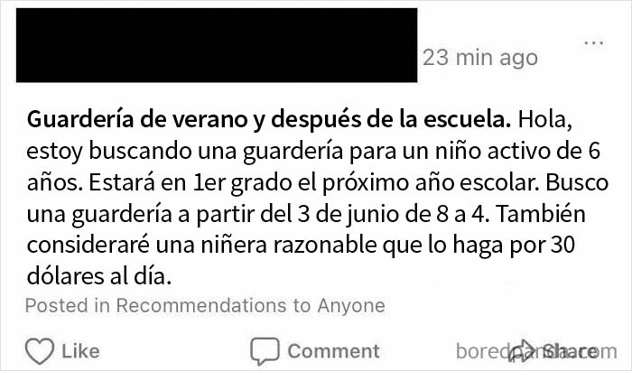 ¡Una niñera "razonable" dispuesta a trabajar por menos de $4 / Hr! ¡Vete a la mi*rda!