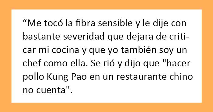 Este hombre abandonó un almuerzo familiar tras un comentario racista de su cuñada sobre su forma de cocinar