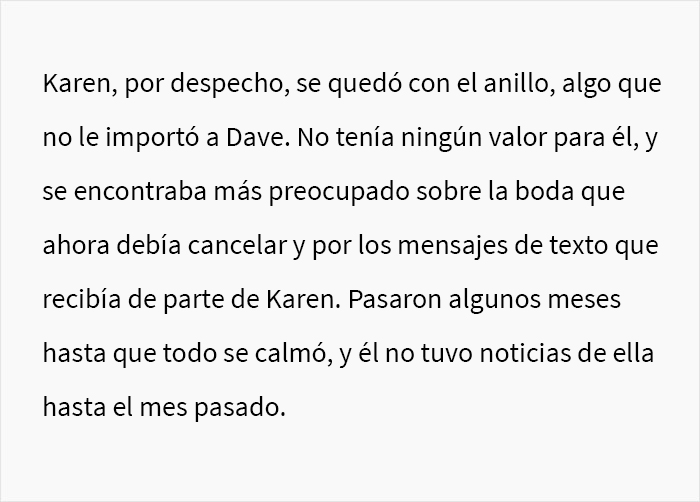 Este hombre le regaló un anillo de diamante falso a su novia cazafortunas, y accidentalmente se vengó cuando ella intentó venderlo